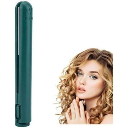 Mini Mångsidig Locktång, Mini Dubbelverkande Locktång, Mini Plattång Och Locktång 2 I 1, Mini Sladdlös Locktång (Grön)