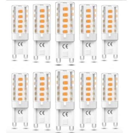 G9 LED-pærer 5W - Varm hvid - 10-pak 92