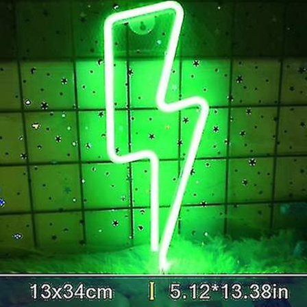 Neon skilt flash LED neon vegg nattlys batteri