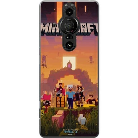 Kompatibelt Mobildeksel til Sony Xperia Pro-I Minecraft Pixel Spill Bygg Blokk