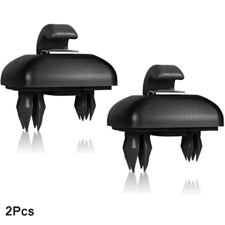2 st solskyddsklippfäste för Audi A1 A3 A4 A5 Q3 Q5 (8E0 857 562) A7 B6 B7 B8 S4 S5 solskyddshållare bilinteriördelar svart