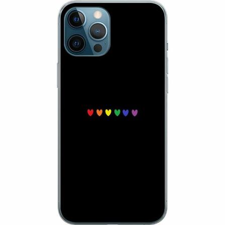 Apple Iphone 12 Pro Max Genomskinligt Skal Pride Hearts