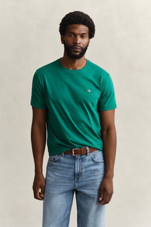 GANT Herren Regular Fit T-Shirt (XXXL) Grün