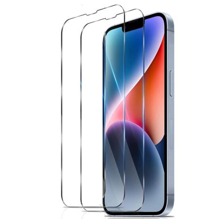 2-PAKK - iPhone 13 Pro MAX Skjermbeskytter i herdet glass