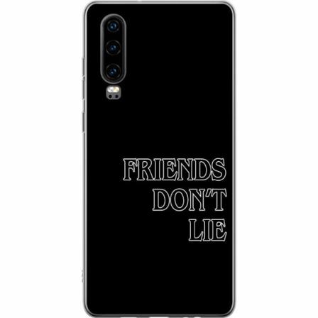 Huawei P30 Genomskinligt Skal Stranger Things