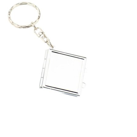 Metall sminkespeil Lite rundt speil FIRKANTIG FIRKANT