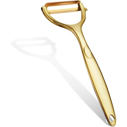 Grøntsagsskræller i rustfrit stål, med skarpt blad, Y-formet frugt- og grøntsagsskræller, ergonomisk skridsikker skræller til kartofler, gulerødder, 