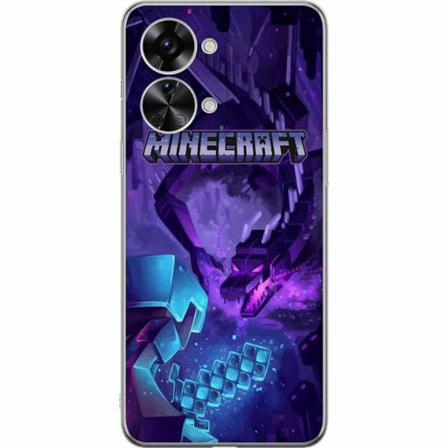 Oneplus Nord 2t Mjukt Skal - Minecraft