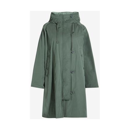 Max Mara Weekend Katia Water-repellent Gabardine Parka Grøn, Dame Uldfrakker, Størrelse: 4XS
