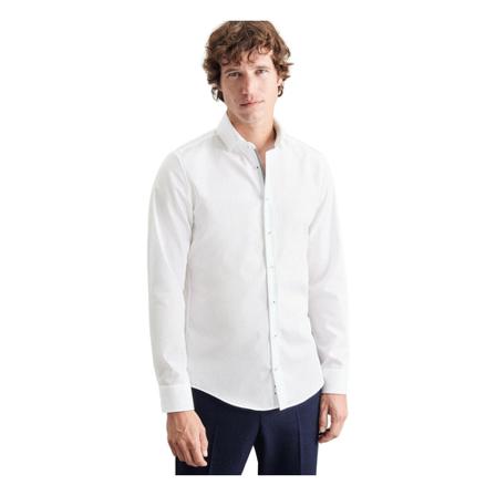 Seidensticker Business Shirt Slim , Wit , Heren , Maat: M