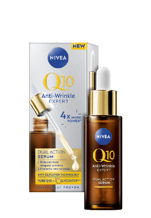 NIVEA Serum Q10 Anti-Wrinkle Expert Dual Action 30 ml & specialbehandling Dam