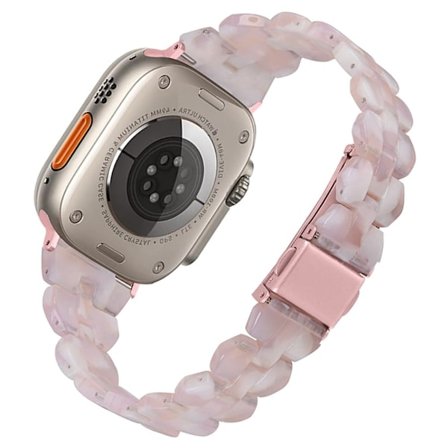 Apple Watch Series 8 (41 mm) klockarmband i resin - Rosa Blomma