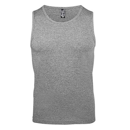 SOLS Herr Justin Sleeveless Tank / Vest Top M Gråmelerad Grey Marl M