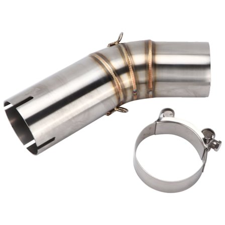 Ducati 959 Panigale V2 60,5 mm rustfri stål udstødnings midterste rør