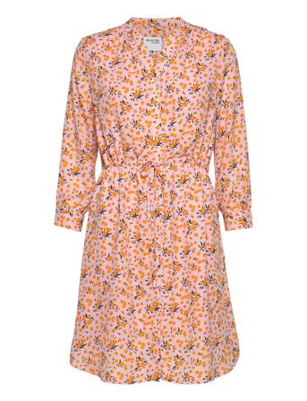 Slfdamina 7/8 Aop Dress B Dresses Shirt Dresses Multi/mönstrad Selected Femme
