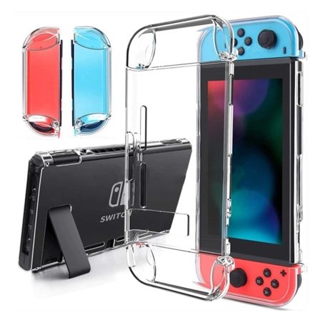 Nintendo Switch -suojakotelo kovaa, läpinäkyvää muovia