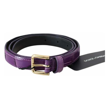 Dolce & Gabbana, Belts Fioletowy, Kobieta, Rozmiar: 75 CM