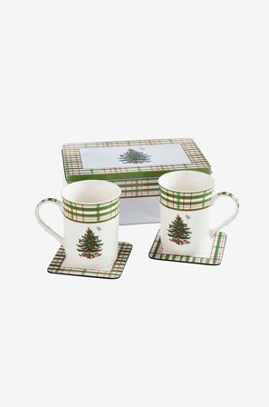 Spode - Muki ja tinasetti Christmas Tree Annual 2025 5Pc - Monivärinen - Kupit & mukit - - Homeroom