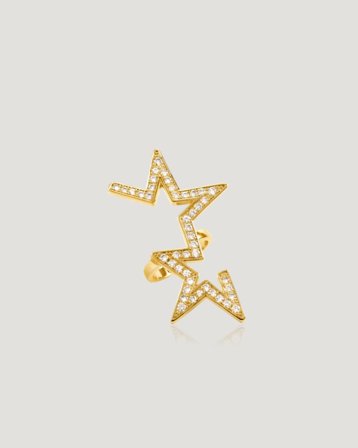 IOAKU MAKE A WISH STAR RING Golden Schmuck Mädchen - Kids Brand Store