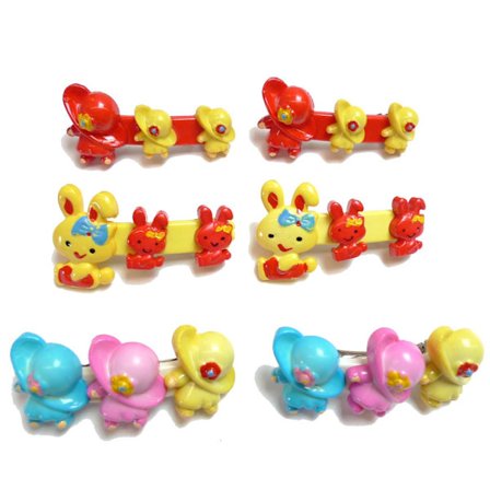 Hårspänne Barn 6- Pack