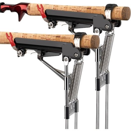 Stangstativ for fiske fra land, høysensitiv fjær-automatisk stangstativ