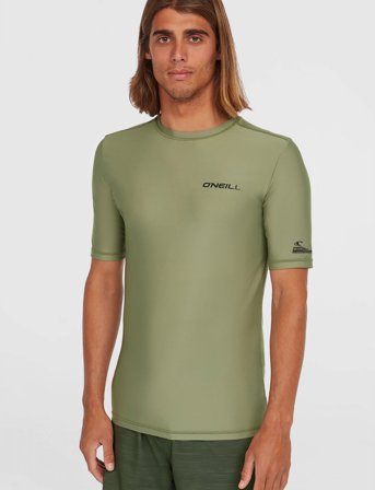 O'neill Essentials Skins S/Slv - Khaki green - S