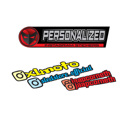 Decalcomania Instagram Personalizzabile