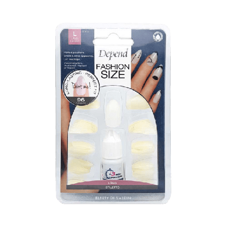 Depend Fashion Size 96-pack Stiletto Lösnaglar & dekoration Unisex 96 pcs