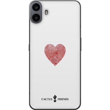 Yhteensopiva Puhelinkuori Nothing Nothing CMF Phone 1 Cactus and Friends - Fingerprint Love