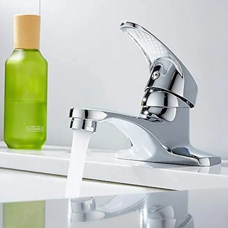 Tvättställsblandare tvåhåls tvättställsblandare enkelhandtag mässing köksblandare badrumsutrustning