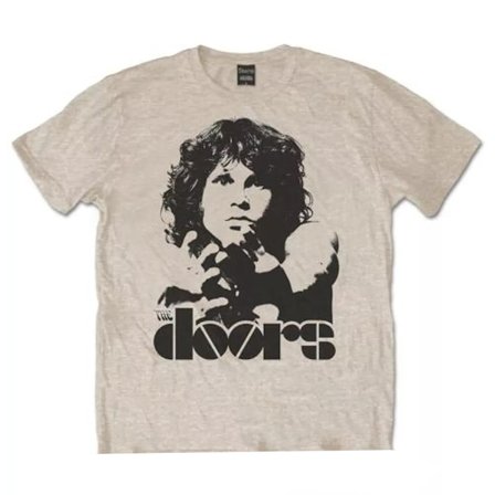 The Doors Unisex Adult Break On Through Bomull T-shirt XL Sand