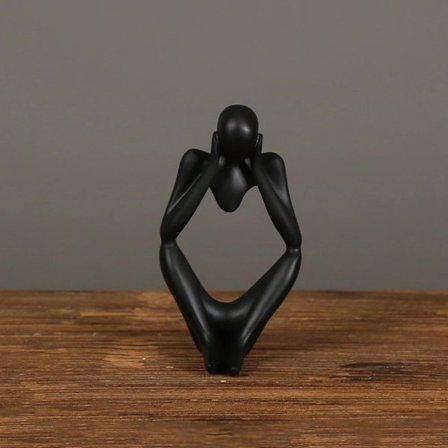 Tenkeren Statue Harpiks Tenkeren Skulptur Abstrakt Statue Moderne