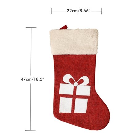 Julestrømpe Julegodteri Gavepose Juledekorasjoner for Hjem Peis Trapp Rom Juletre Dekor