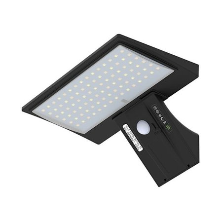 90 LED aurinkokennovalaisin liiketunnistimella, vedenpitävä, 4 tilaa, 3 väriä, kaukosäädin - Yhteensopiva puutarhaan ja patiolle