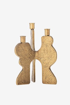 Bloomingville - Lux Lysestage - Guld - Lysestager & lanterner - Fra Homeroom