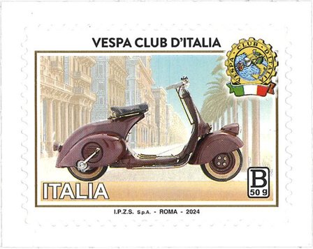 Italien - Vespa klub - Postfrisk frimærke
