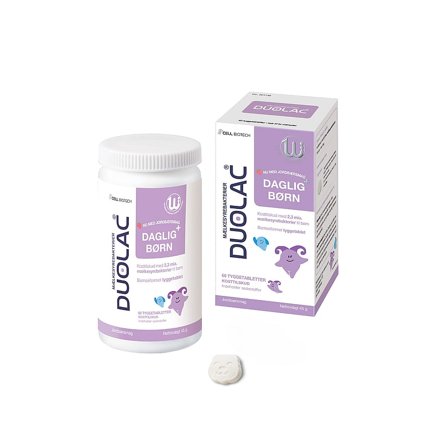 DUOLAC Daglig+ Børn 60 stk, Helse & Madvarer, Mælkesyrebakterier, Mælkesyrebakterier Til Børn