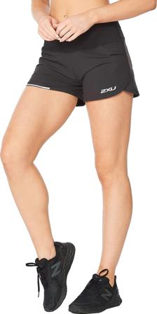 2XU Women's Aero 4" Shorts Women workout shorts Black L
