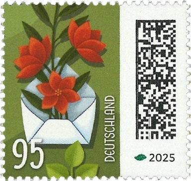 Tyskland - Blomsterbrev - Postfrisk frimærke