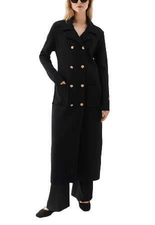 Busnel Iris Coat Kappor Dam Svart 38