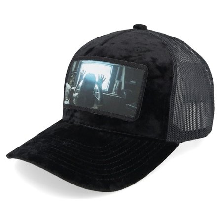 Scenes - Černá trucker Kšiltovka - Poltergeist Velvet Black/Black A-frame Trucker @ Hatstore