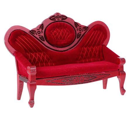 Dukkehust Miniatyr Sofa Modell Dukkehust Møbler Miniatyr Dukkehust Tilbehør