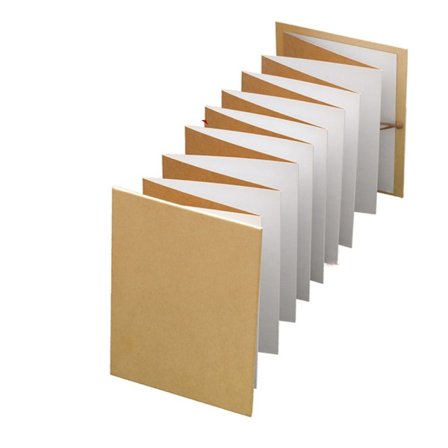 Fotoalbum Fotoopbevaring Corner Sticker Album HVID