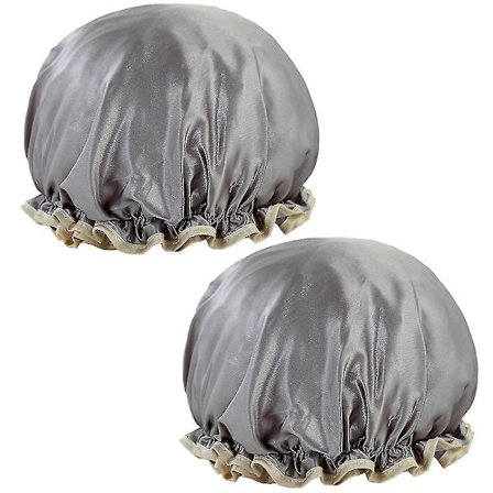 Duschmössa för kvinnor Fodrad duschmössa Maskintvättbar Present