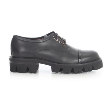 Malone Souliers Byrn Lace UP Sko Sort, Dame, Størrelse: 39 EU