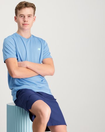 New Balance NB Athletic Tee Blau T-Shirts Jungen - Kids Brand Store