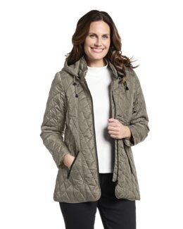 Quiltet jakke Beige - 42 - Åshild