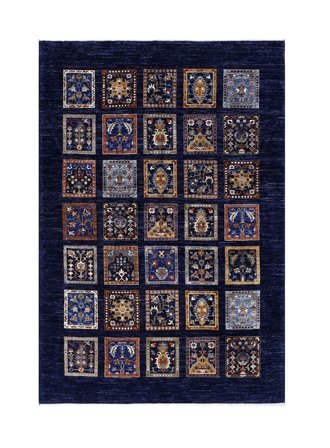 Anudada A Mano Shabargan Alfombra 173X248 De Lana