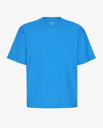 Oversized Organic T-Shirt - Pacific Blue - Male - L