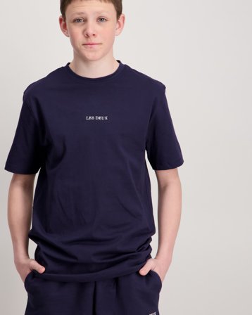 Les Deux Dexter T-Shirt Kids Blå T-skjorter Gutt - Kids Brand Store